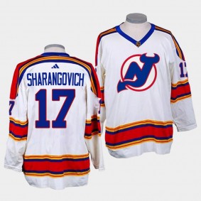 Yegor Sharangovich New Jersey Devils Reverse Retro 2.0 2022-23 White Replica Jersey