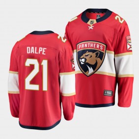 Zac Dalpe Florida Panthers 2021-22 Home Red Player Men Jersey