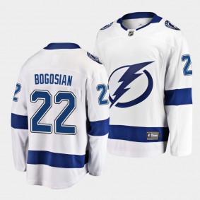 Zach Bogosian Tampa Bay Lightning 2021 Away Men White Player Jersey