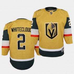 Zach Whitecloud Youth Jersey Golden Knights Alternate Gold Premier Breakaway Jersey