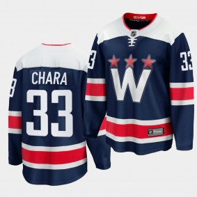 Zdeno Chara Washington Capitals 2020-21 Alternate Navy Third Premier Men Jersey